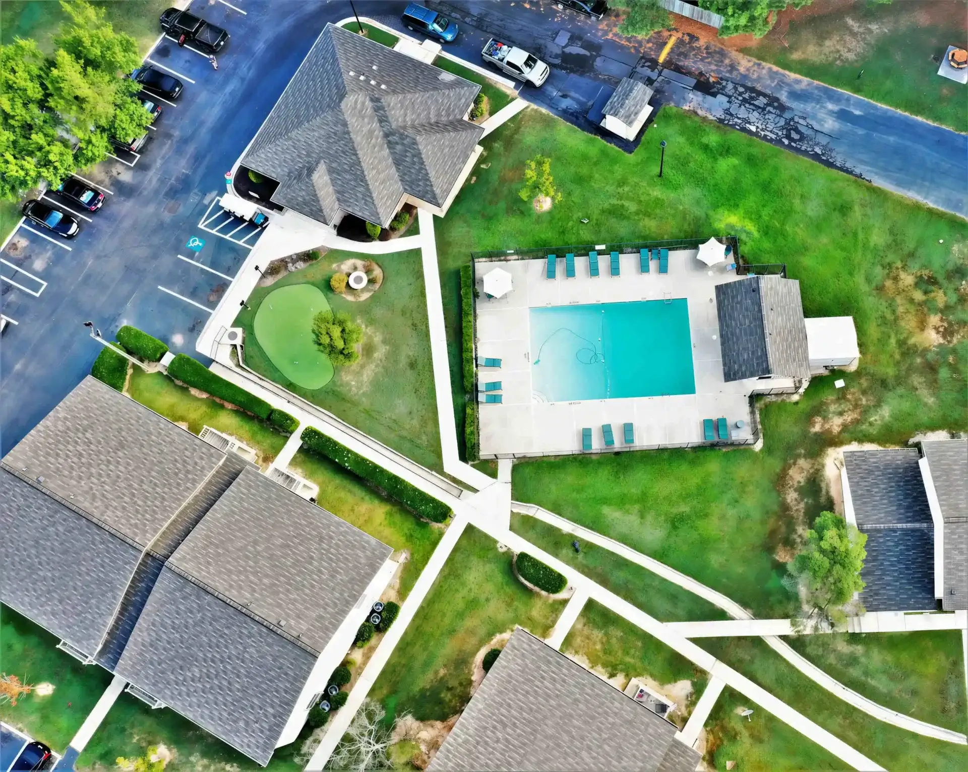 flint river aerial view